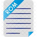 Read Only Memory Image File File Type Icon