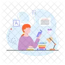 Reading Studying Book Icon