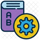 Reading Book Gear Icon