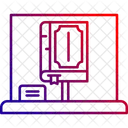 Reading Literature Library Icon