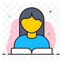 Reading Book Student Icon