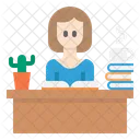 Reading Book Work Icon