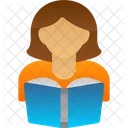 Reading Book Female Icon
