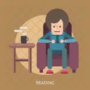 Reading Read Sit Icon