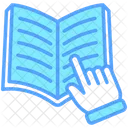 Reading Education Hand Icon