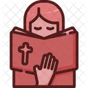 Reading bible  Icon
