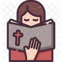 Reading bible  Icon