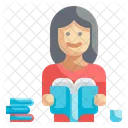 Reading Book  Icon