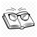 Reading Glasses Novel Literature Icon