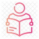 Reading Student People Icon