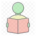 Reading Literacy Books Icon