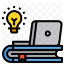 Learning Book Laptop Icon