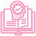 Reading Skills Duotone Line Icon Icon