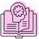 Reading Skills Color Shadow Thinline Icon Icon