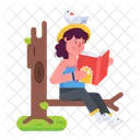 Reading Story  Icon