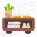 Reading Table Books Storage Books Cabinet Icon