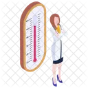 Reading Temperature  Icon