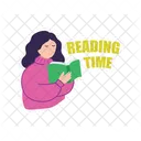 책읽기 독서 학습 아이콘
