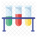 Reagenzglaser Labortest Wissenschaftliches Experiment Symbol