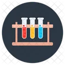 Reagenzglaser Chemielabor Laborpraktikum Symbol