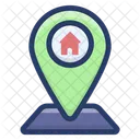 Real Estate Home Location Property Location Icon