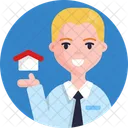Real Estate Agent Property Agent Property Dealer Icon