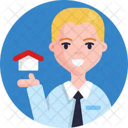 Real Estate Agent  Icon