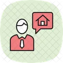 Real Estate Agent Icon