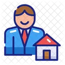 Real Estate Agent Broker Seller Icon