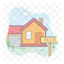 Real Estate Auction House Auction Property Seller Icon