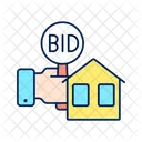 Real estate auction  Icon