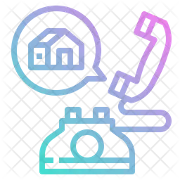 Real Estate Call  Icon