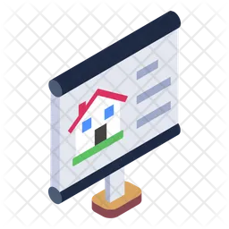 Real Estate Chart  Icon