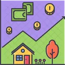 Real estate Chart  Icon
