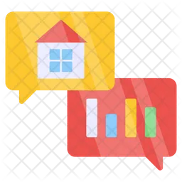 Real Estate Chat  Icon