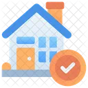 Real Estate Check Check Checking Icon