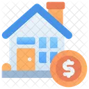 Real Estate Coin Price Money Icon