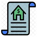 Real Estate Contract Home Icon