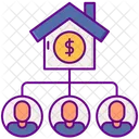 Real Estate Crowdfunding  Icon