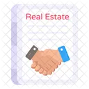 Real Estate Deal Contract Agreement 아이콘