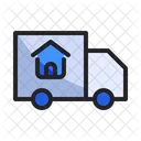 Real Estate Delivery Truck  Icon