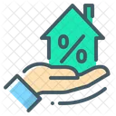 Discount Hand Home Loan Icon