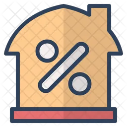 Real Estate Discount  Icon