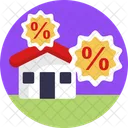 Real Estate Discount  Icon