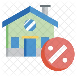 Real Estate Discount  Icon