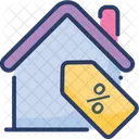 Real Estate Discount Sale Offer Icon