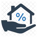 Percentage Sign House Icon
