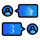 Chat Transaction Real Estate Icon