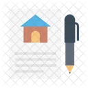 Real Estate Document  Icon