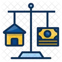 Real Estate Financial Balance  Icon